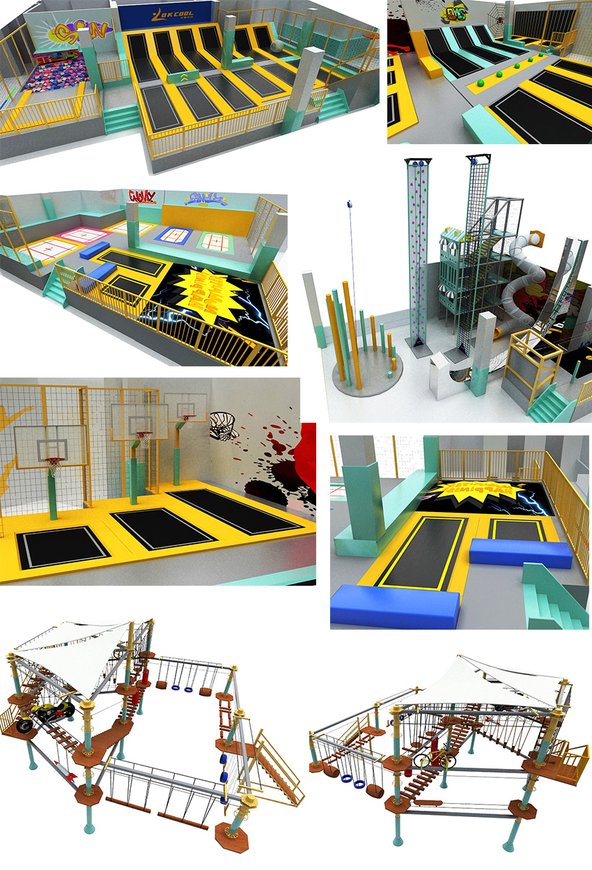 蹦床運動公園案例實拍圖